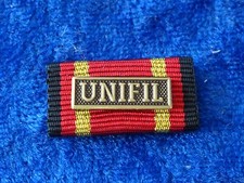 (S1-74) BW Einsatzmedaille Ordensspange Bandspange UNIFIL bronze