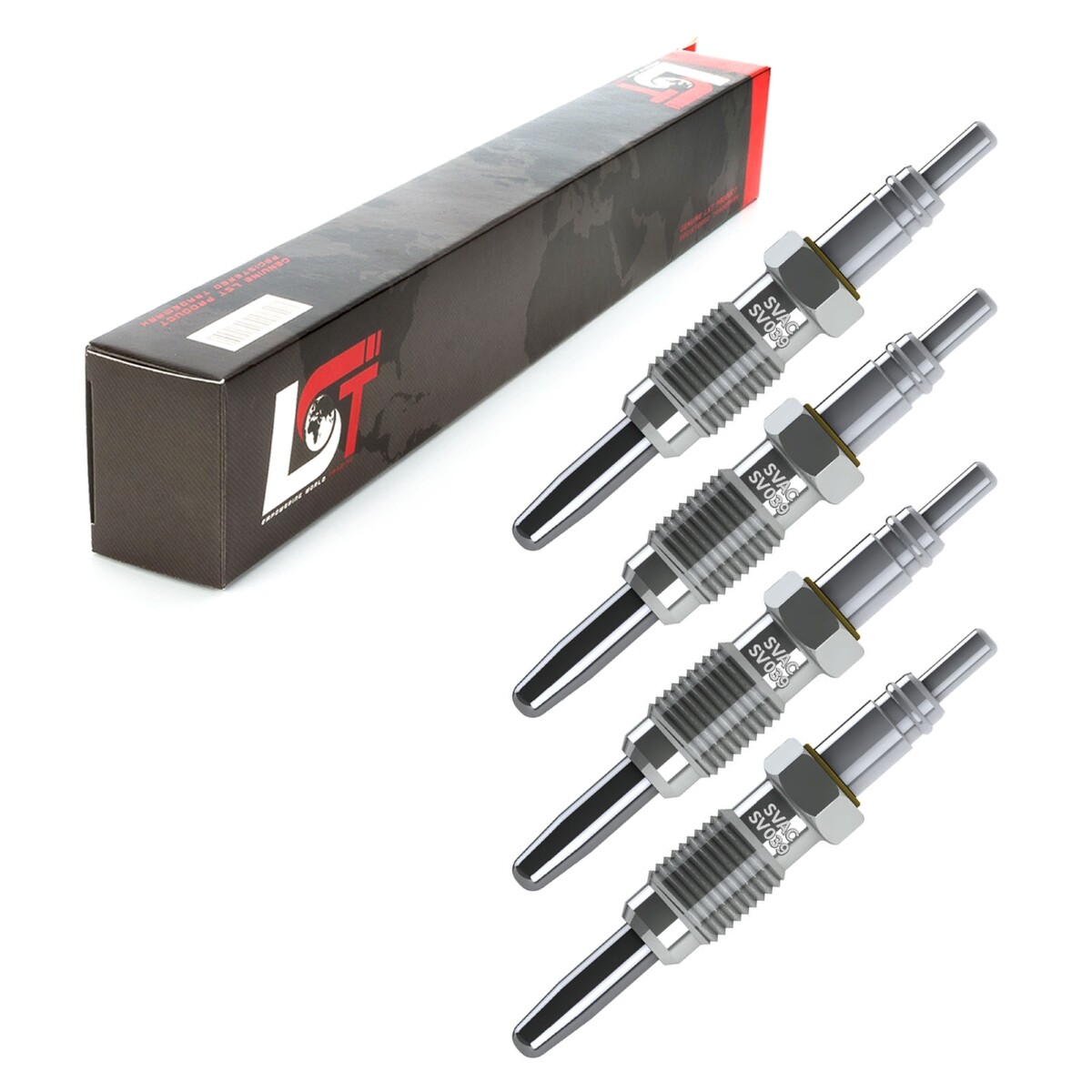 4x Glow Plugs Rod Glow Plugs for FIAT DOBLO CARGO PALIO PUNTO VAN STRADA 1.9D
