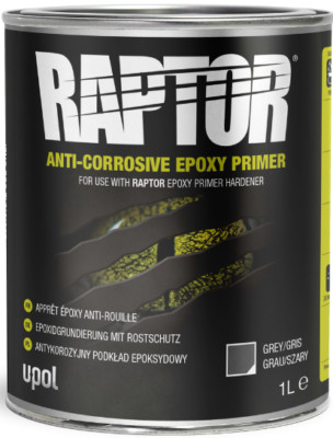 Upol RAPTOR 4:1 Korrosionsschutz 1L NUR Epoxidgrundierung - Betteinlage Schutz