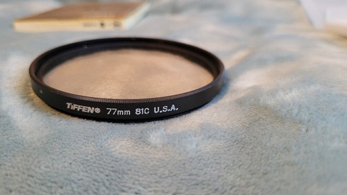 Tiffen 77mm 81C Cyan Light Balancing Glass Filter MFR #7781C - Picture 1 of 3
