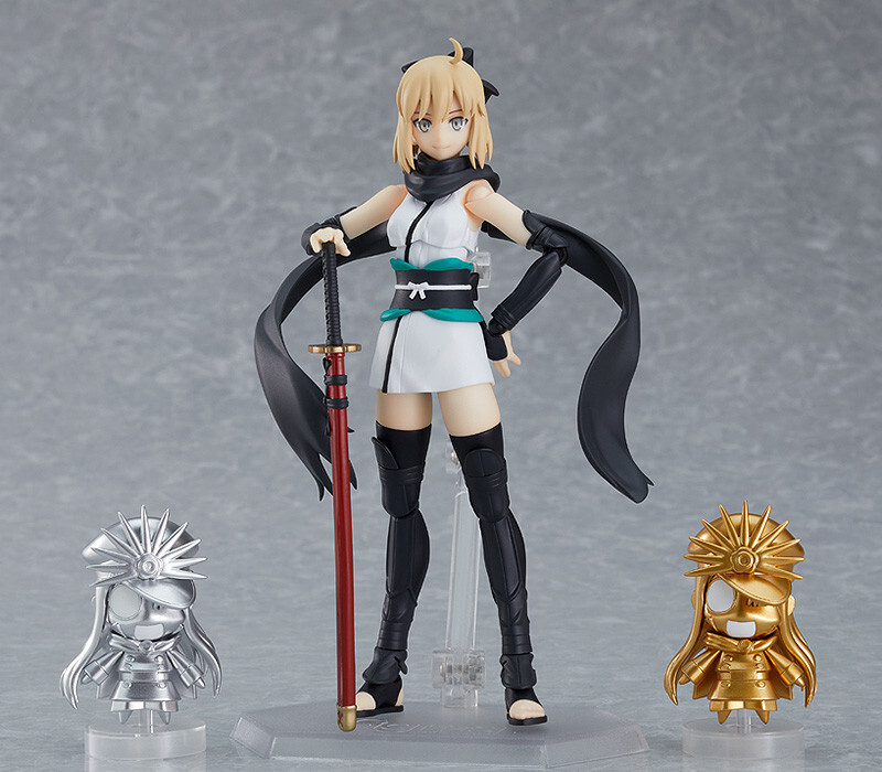 figma　FGO3体セット Figma Fate Grand Order Saber Okita Souji Figure Height 5.3