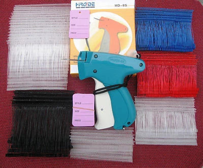 UNBRANDED//GENERIC Garment Price Label Tag Tagging Gun 2000 Barbs 1 Needle And 100 Price Tag