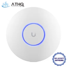 Ubiquiti Networks U6+ Plus 2402Mbps Wireless Access Point PoE Dual Band Wi-Fi 6