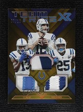 2019 XR Team Trios Materials Gold 7/10 Andrew Luck Marlon Mack TY Hilton 1q7k