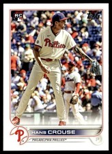 2022 Topps Hans Crouse Rookie Philadelphia Phillies #642