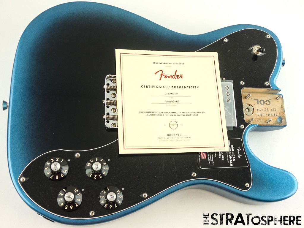 Fender American Professional II Deluxe Tele LOADED BODY, Dark