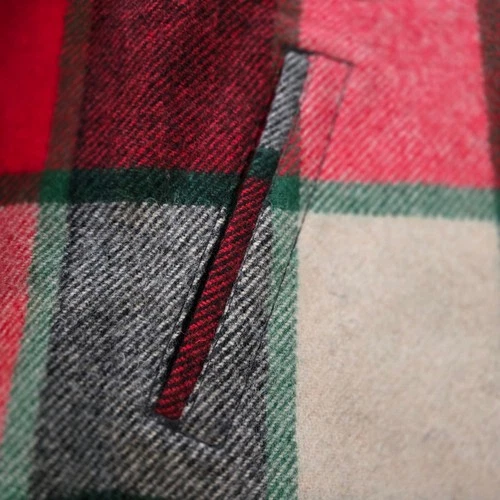 Johnson Woolen Mills Jac-Shirt Canadian Plaid Wool Jacket Mens 3XL Made in USA image 5