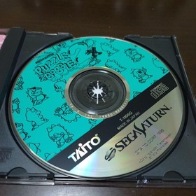 [With obi] Puzzle Bobble 2X + Space Invader Sega Saturn Software
