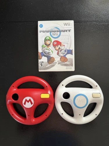 New ListingMario Kart Wii (Nintendo Wii, 2008) with 2 Wheels