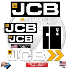 Fits JCB 2TS - 7T Main Decals Skid Steer Stickers - Free Shipping