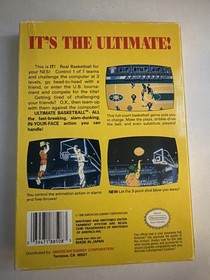 Ultimate Basketball, Nintendo NES, Cartridge, Instructions & Box