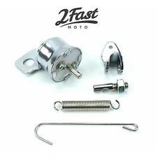 2FastMoto Mechanical Pull Chrome Brake Light Switch for Harley  72004-39