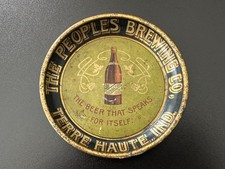 Antique - THE PEOPLES BREWING CO. - TERRE HAUTE, INDIANA - Small Tip Tray