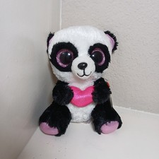 NEW Ty Beanie Boos - CUTIE PIE Panda Bear (6 Inch) Plush Stuffed Animal Toy #M4