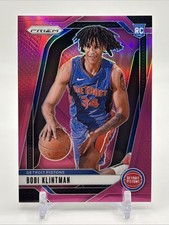 2024-25 Panini Prizm - Bobi Klintman #266 Pink Prizm /249 (SSP, RC) Pistons