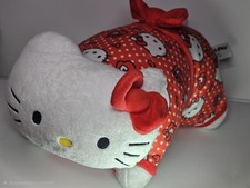 Hello Kitty Pillow Pets Red Polka Dots Rare Sanrio HTF