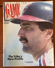 Vintage 1990 Cleveland Indians Game Face Magazine Kieth Hernandez  Vol. 4 No. 1