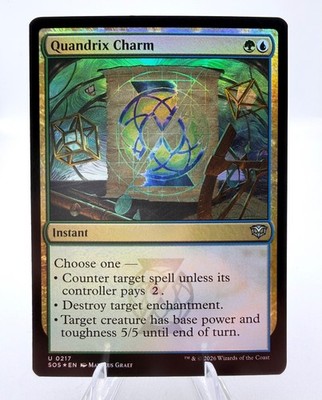 Quandrix Charm (Foil) Secrets of Strixhaven 217 NM