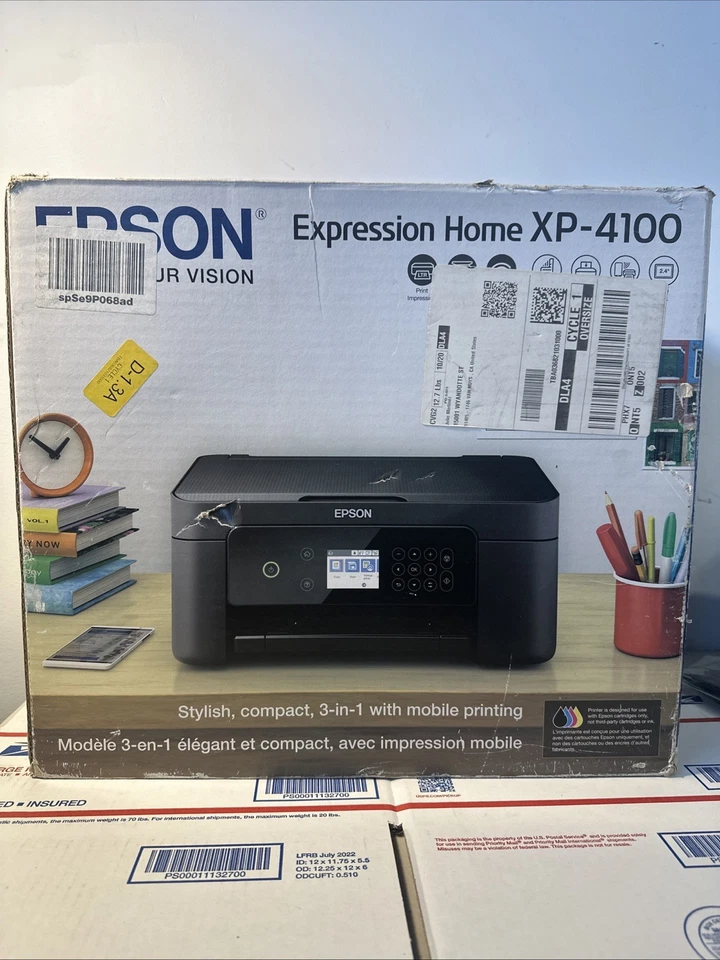 Epson Expression Home XP-4100 All-In-One Inkjet Printer( Sealed) - Image 4 of 4