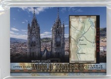2021 Upper Deck Goodwin Champions World Traveler Map Relics Quito Ecuador 1h1
