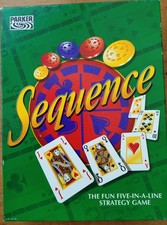 Parker Sequence Board / Card Game - Retro 1997 Complete