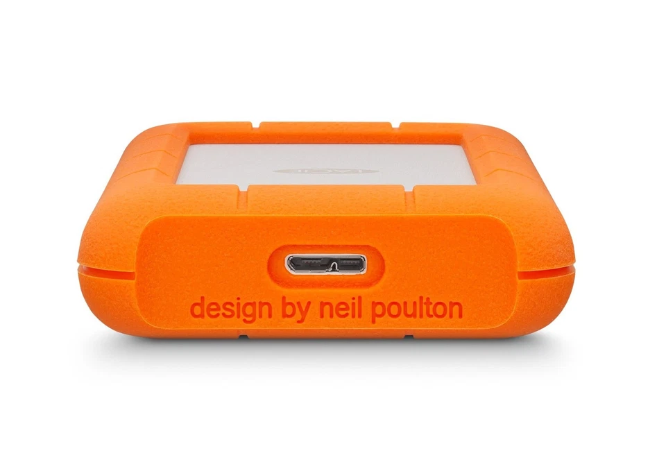 LaCie Rugged USB-C, 4TB, Portable External Hard Drive, Drop, Shock, Dust, Rai... - Image 2 of 4