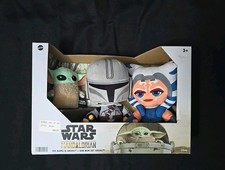 Mattel Star Wars Mandalorian His Name is Grogu 8 Plush Grogu Ahsoka Tano 3pk