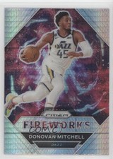 2020-21 Panini Prizm Fireworks Hyper Prizm Donovan Mitchell #5 gd1