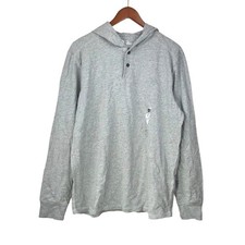 NWT Timberland Gray Lightweight Hoodie Sweatshirt Size Large