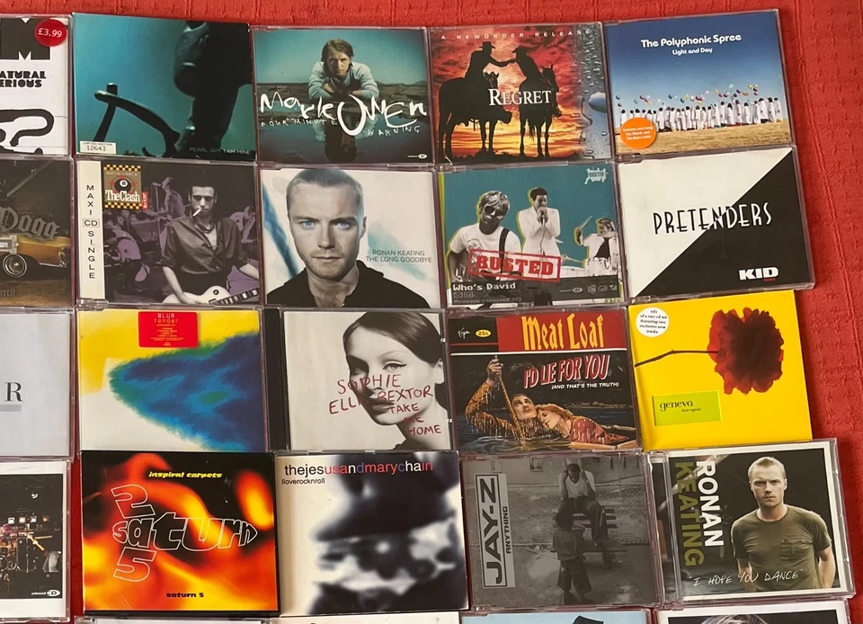 75 ROCK & POP CD SINGLES (COLLECTION/JOB LOT) Foto 3 de 4