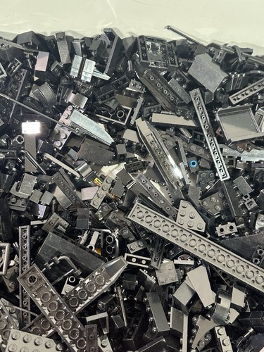 Lego Schwarze Steine Zubehör 2,3 Kg Konvolut Lego Einzelteile Black - Bild 7 von 16