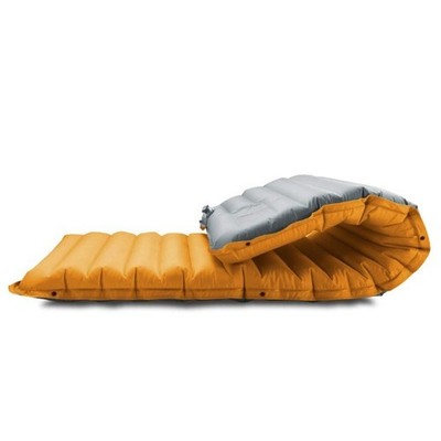 Inflatable Sleeping Pad Extra Thick 4- Inch Support w/ Built-In Pump Camping Mat