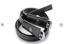 *New* Hulsebos Black Mono Stirrup Leathers 60 CM