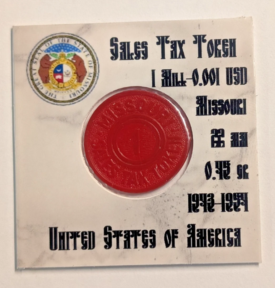 Jeton Taxe De Vente – Commission Fiscale Mississippi (États-Unis) – Vintage E8159UXX
