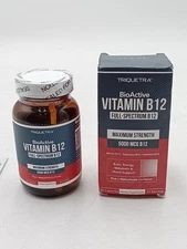 Triquetra Bioactive Vitamin B12 Complex - Energy Mood & Metabolism 60ct Exp.6/26