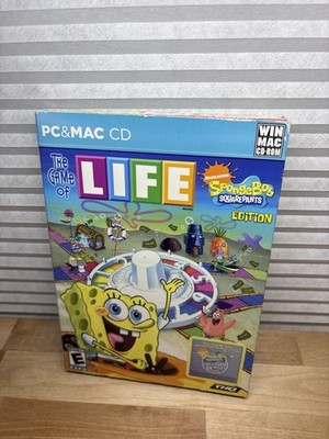 Game Of Life: SpongeBob SquarePants PC MAC CD computer board character game f9