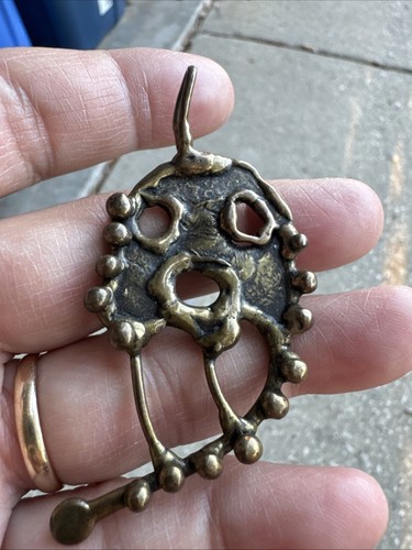 antique brass pendant