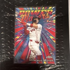 TOPPS 2025 Chrome Update Marcelo Mayer Power Players RC Insert PP-45 Red Sox