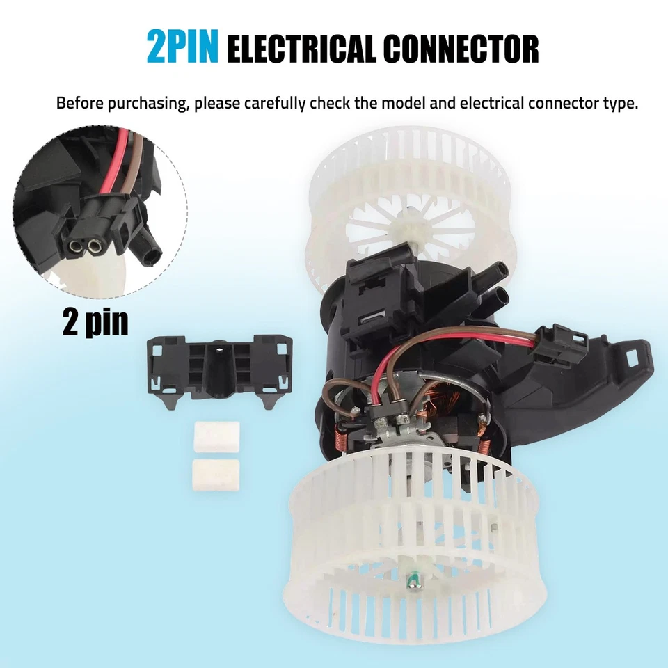 Innenraumgebläse Gebläsemotor 700280 für BMW 5er E60 E61 520 525 530 6er E63 E64 - Bild 2 von 4