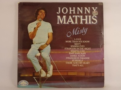 JOHNNY MATHIS MISTY (350) 12 Track LP including Picture Sleeve HALLMARK