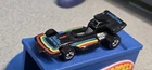 Vintage 1973 Hot Wheels Goodyear Malibu Grand Prix Formula 1 Race Car Black