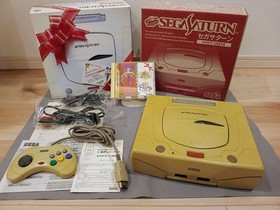 Sega Saturn Console Bundle with Christmas Limited Sleeve & Night Game