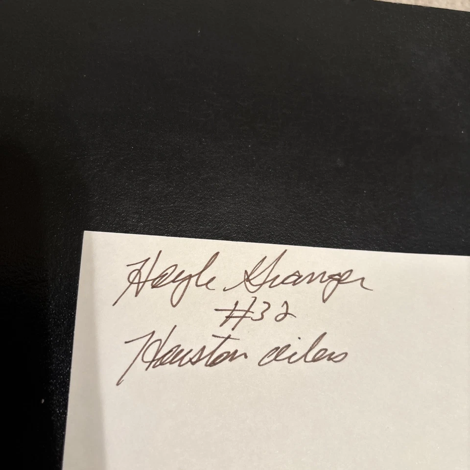 Hoyle Granger (Miss. St.) RB, ‘66 Houston Oilers, 2X AFL All-Star, signed in ‘04 - Image 2 of 2