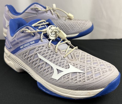 Mizuno Wave Exceed Tour 4 AC Womens 8.5 Purple Mesh Athletic Tennis Shoes