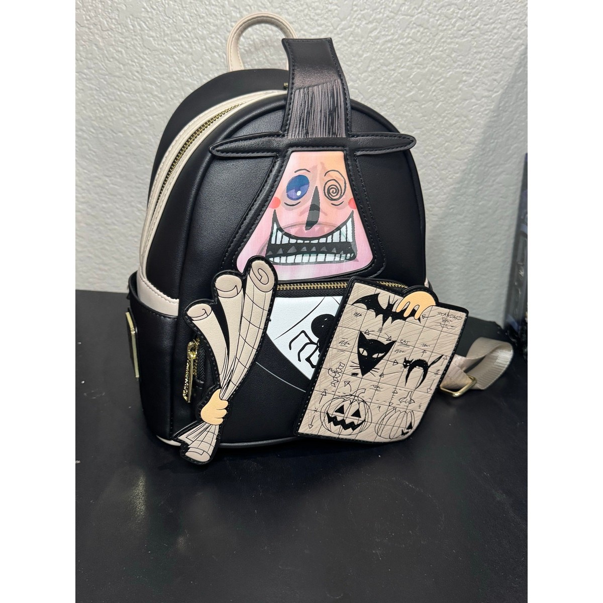 Loungefly Black The Nightmare Before Christmas Character Mini Backpack Loungefly Disney Nightmare Before Christmas Mayor With  main image 2