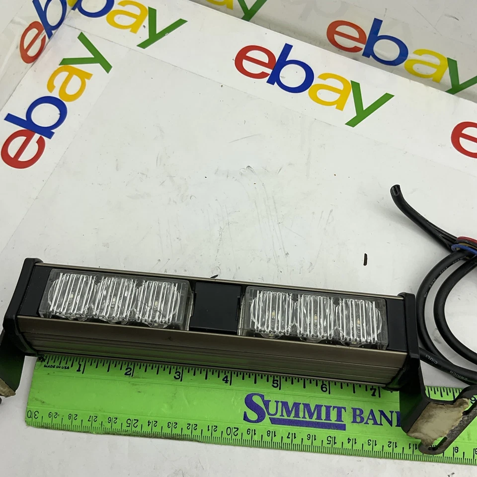 CODE 3 XT302 TWO LIGHTHEAD UNIT 12/24V AMBER/AMBER LEDS - XT302AA Tested 👍👍 - Image 3 of 4