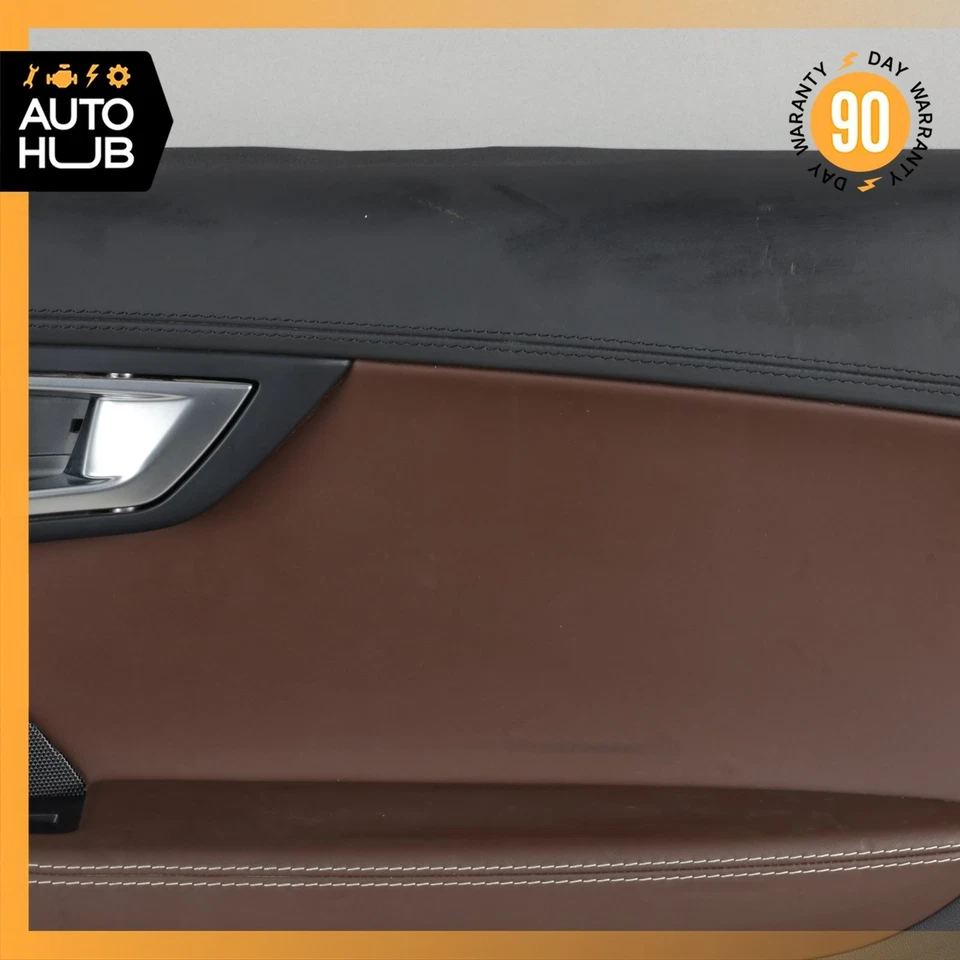 14-20 Jaguar X152 F-Type Right Side Interior Door Trim Panel Leather OEM - Image 3 of 4