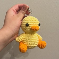 Crochet Duckie Keychain