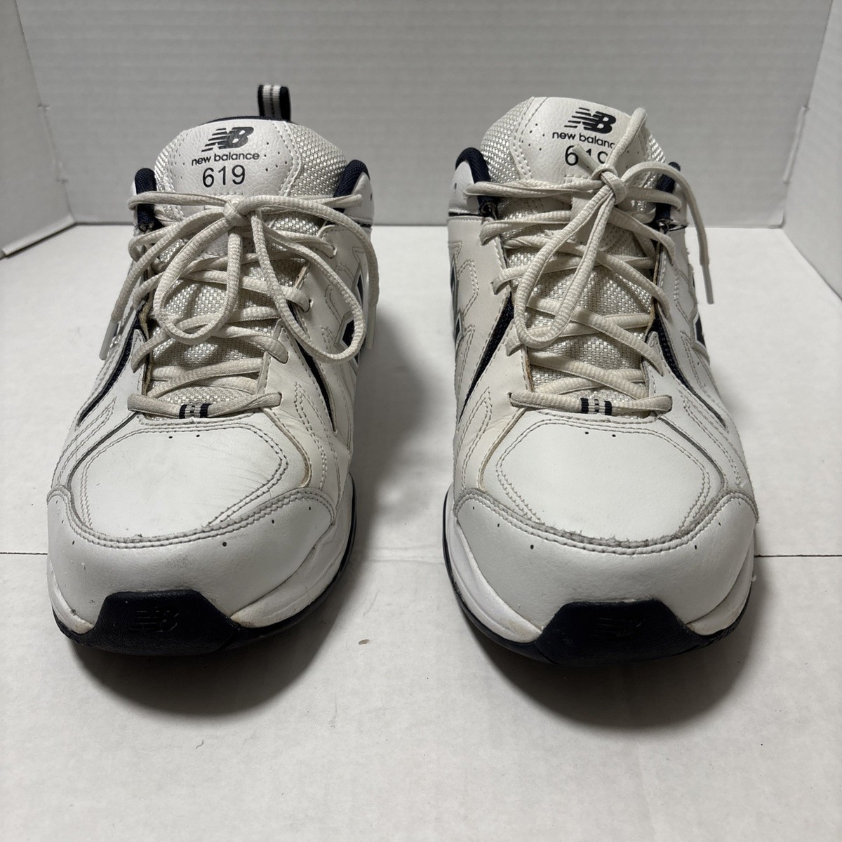 New Balance 619v1 White & Navy, Size M 11, | eBay