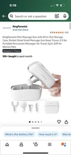 KingPavonini Mini Massage Gun with All-in-One Storage Case FSA HSA Eligible P...